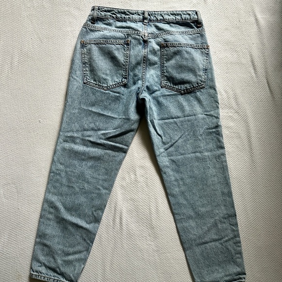 ASOS Acid Wash High Waist Mom Jeans Size 28 - Picture 7 of 9